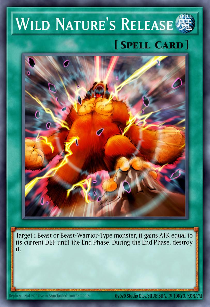 Wild Nature's Release Yu-Gi-Oh card