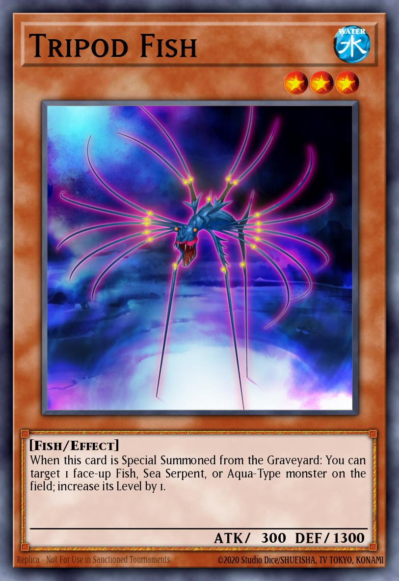 Tripod Fish Yu-Gi-Oh card