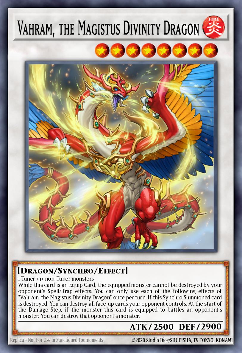 Vahram, the Magistus Divinity Dragon Yu-Gi-Oh card