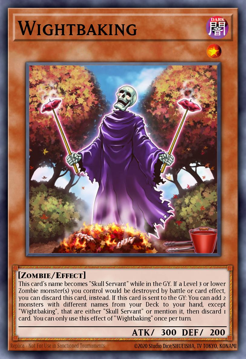 Wightbaking Yu-Gi-Oh card