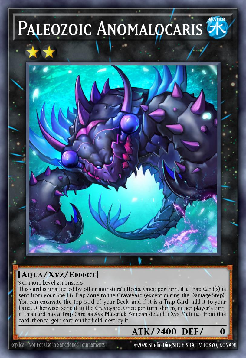 Paleozoic Anomalocaris Yu-Gi-Oh card