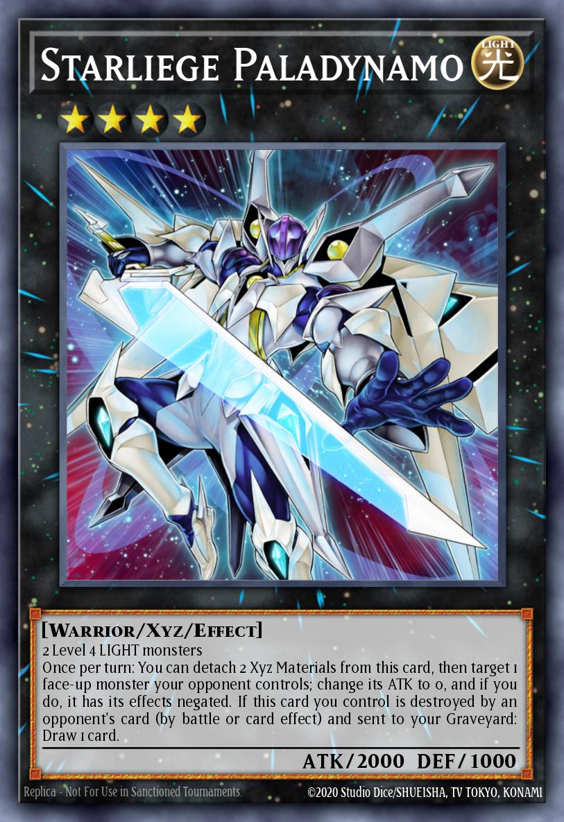 Starliege Paladynamo Yu-Gi-Oh card