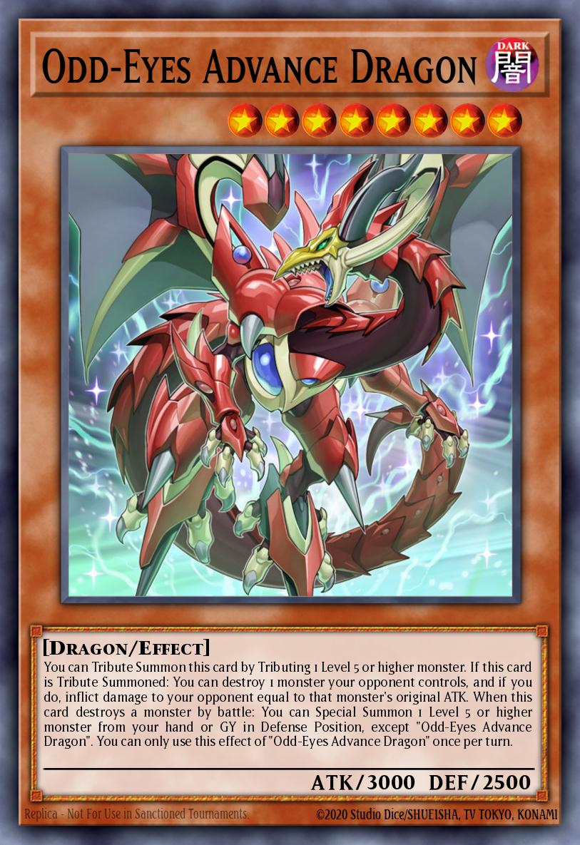 Odd-Eyes Advance Dragon Yu-Gi-Oh card