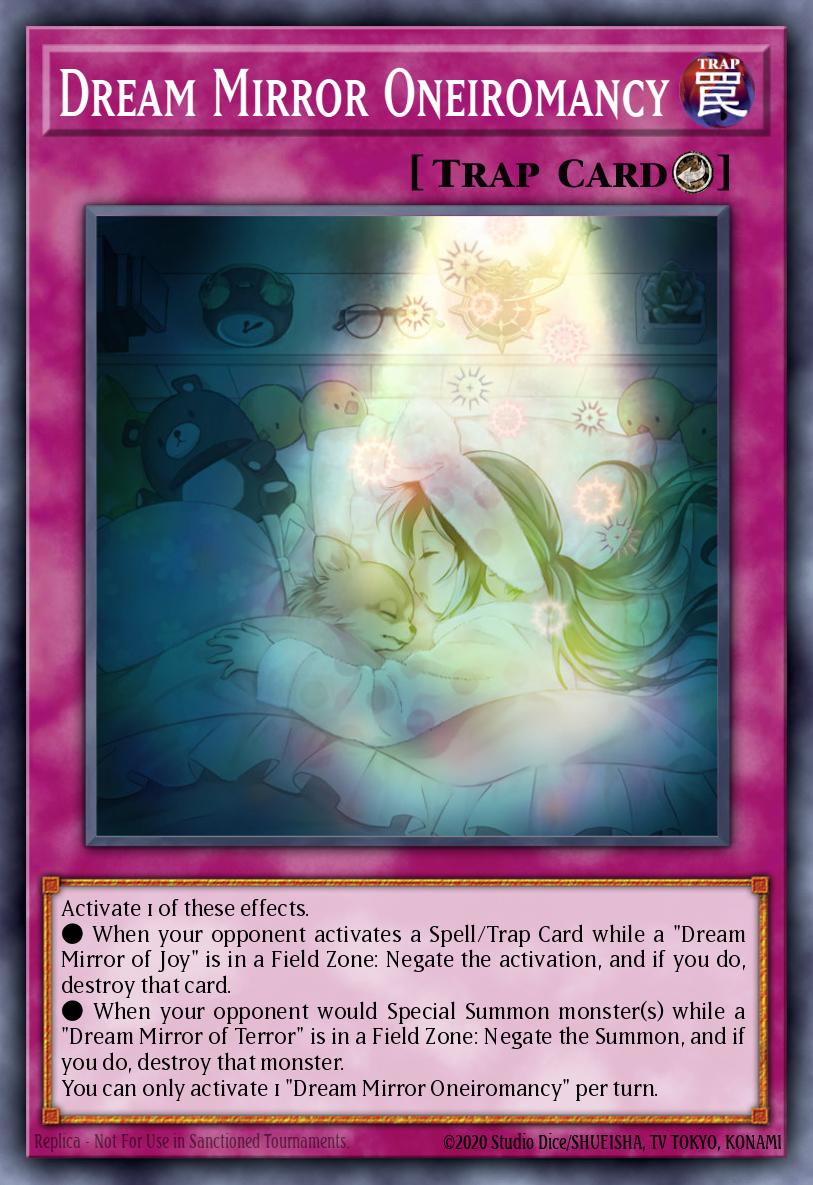 Dream Mirror Oneiromancy Yu-Gi-Oh card