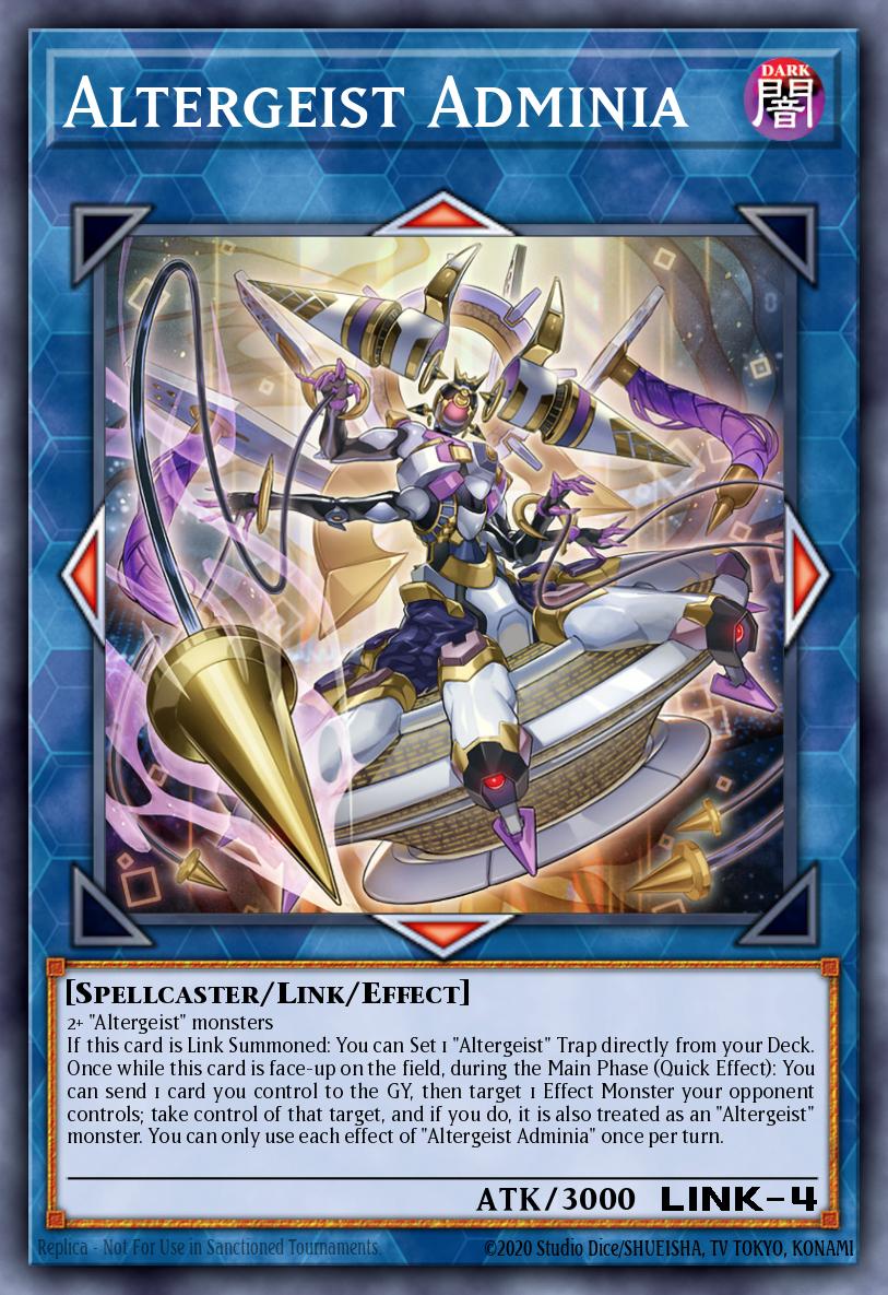 Altergeist Adminia Yu-Gi-Oh card