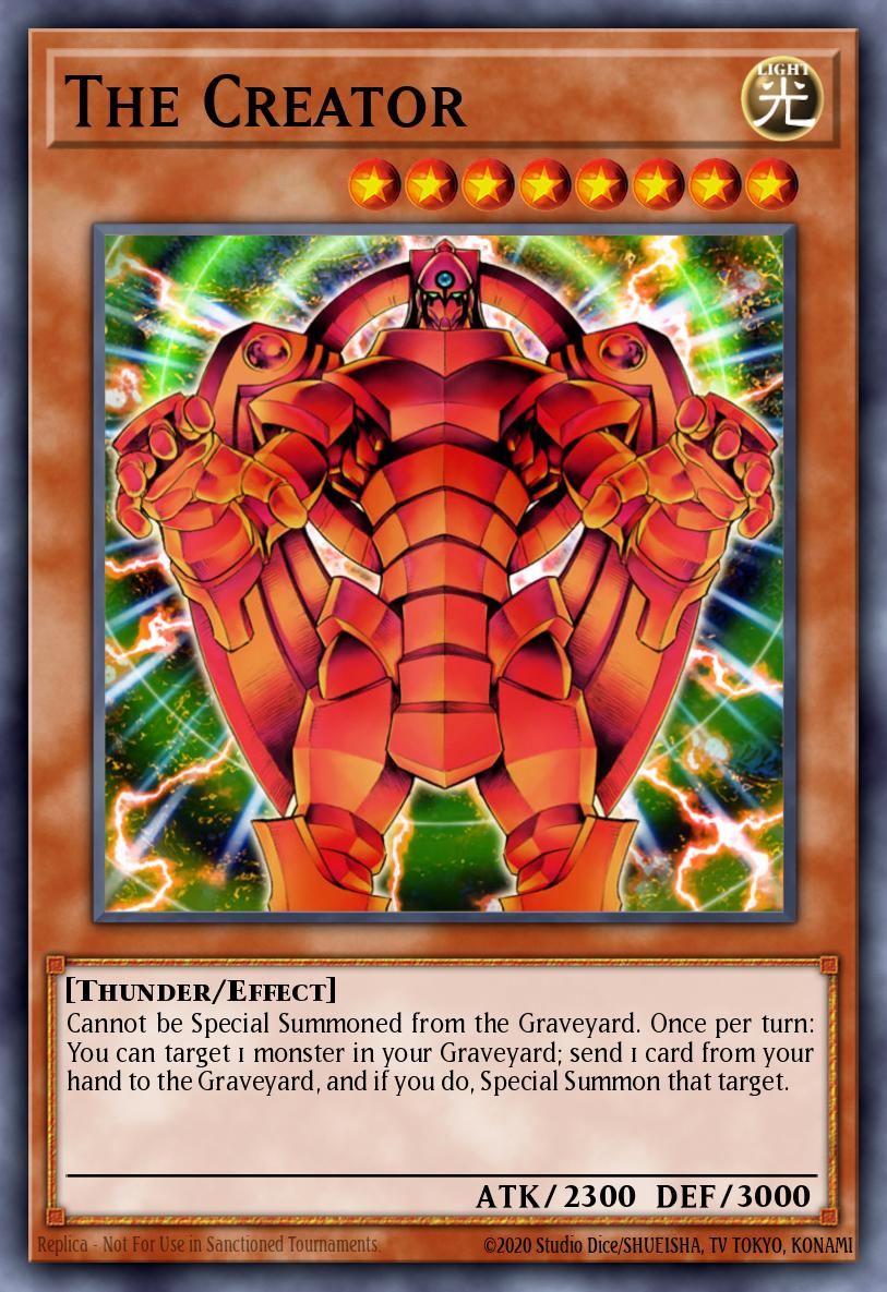 The Creator Yu-Gi-Oh card