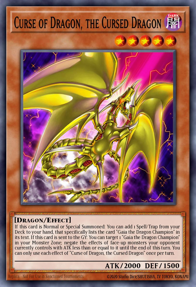Curse of Dragon, the Cursed Dragon Yu-Gi-Oh card
