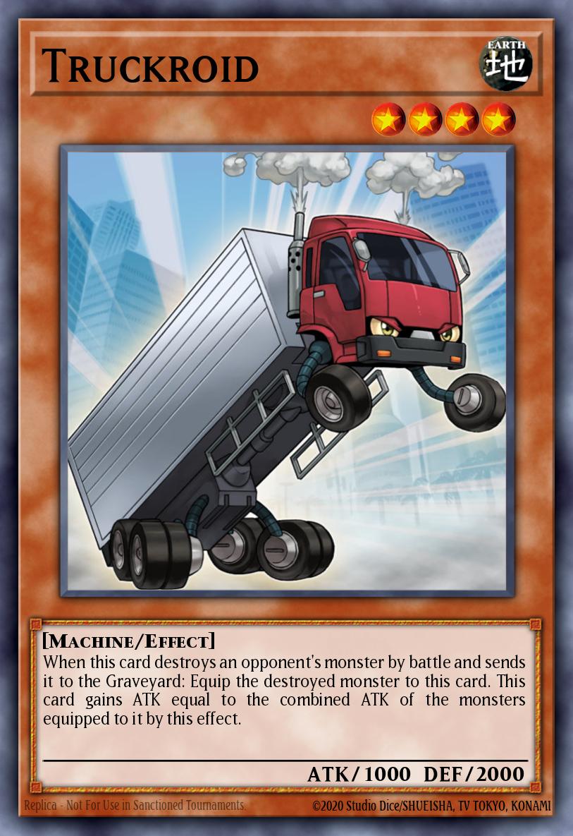 Truckroid Yu-Gi-Oh card
