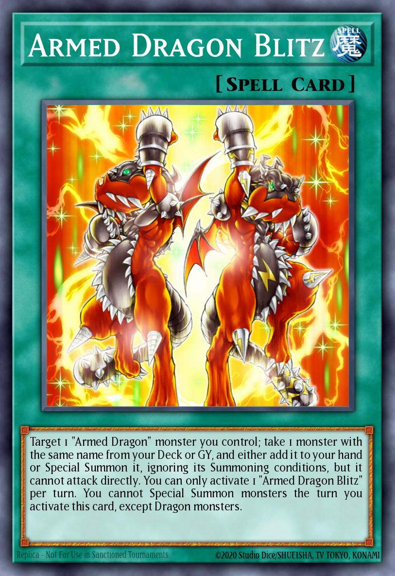 Armed Dragon Blitz Yu-Gi-Oh card