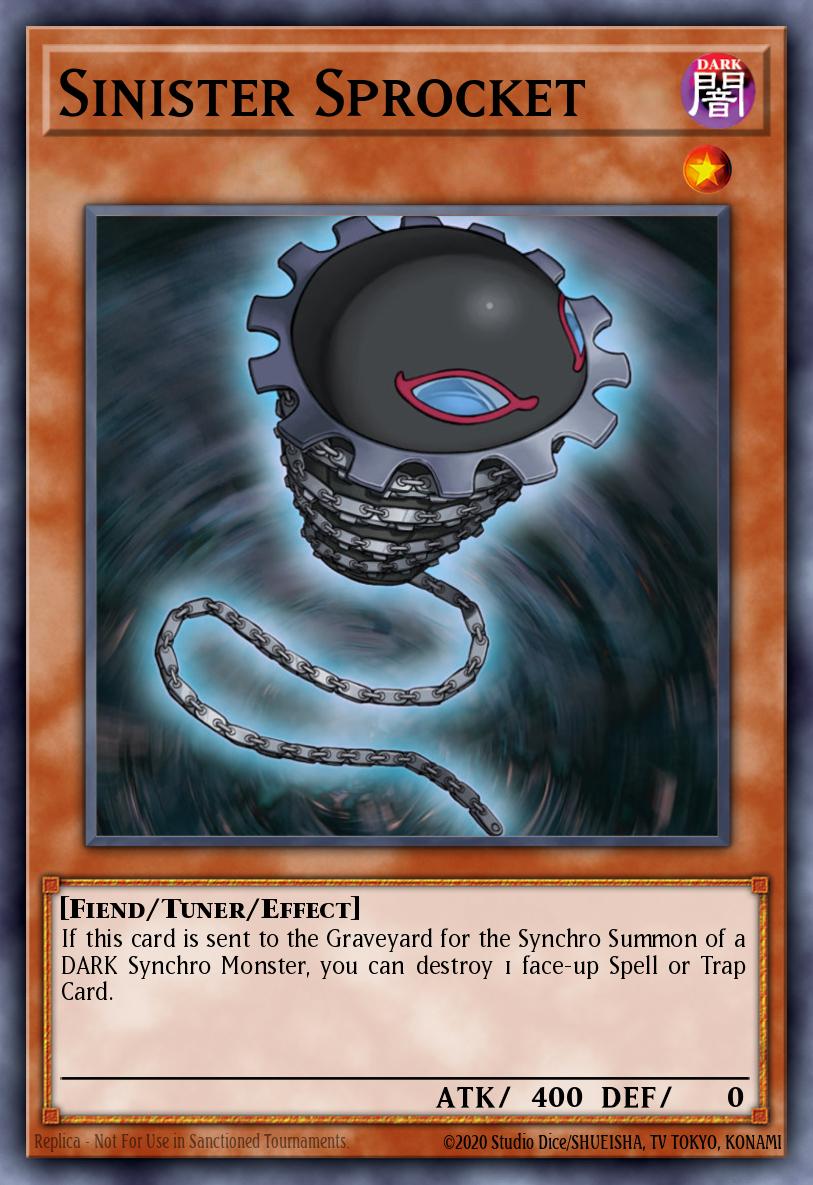 Sinister Sprocket Yu-Gi-Oh card