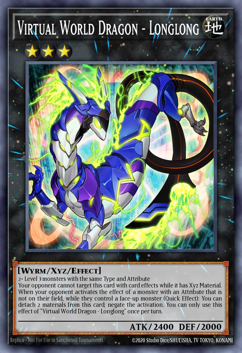 Virtual World Dragon - Longlong Yu-Gi-Oh card