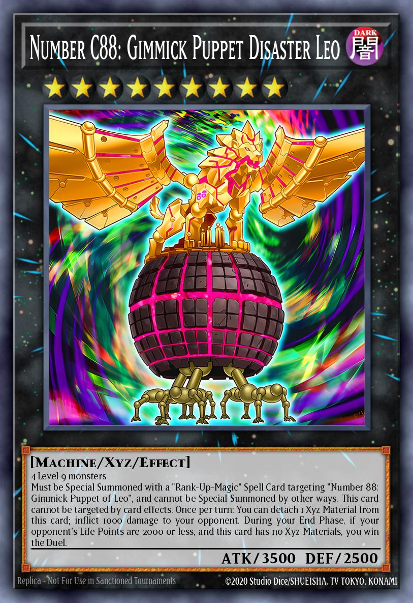 Number C88: Gimmick Puppet Disaster Leo Yu-Gi-Oh card