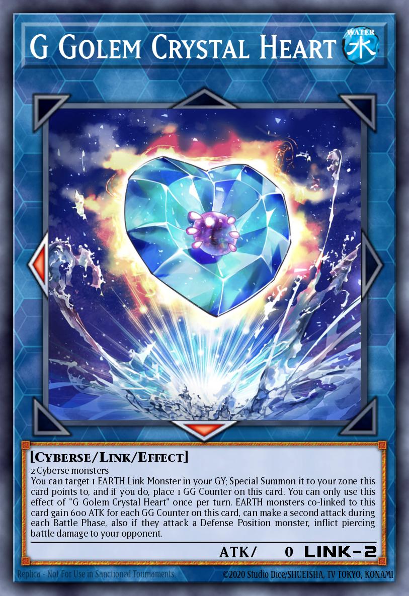 G Golem Crystal Heart Yu-Gi-Oh card