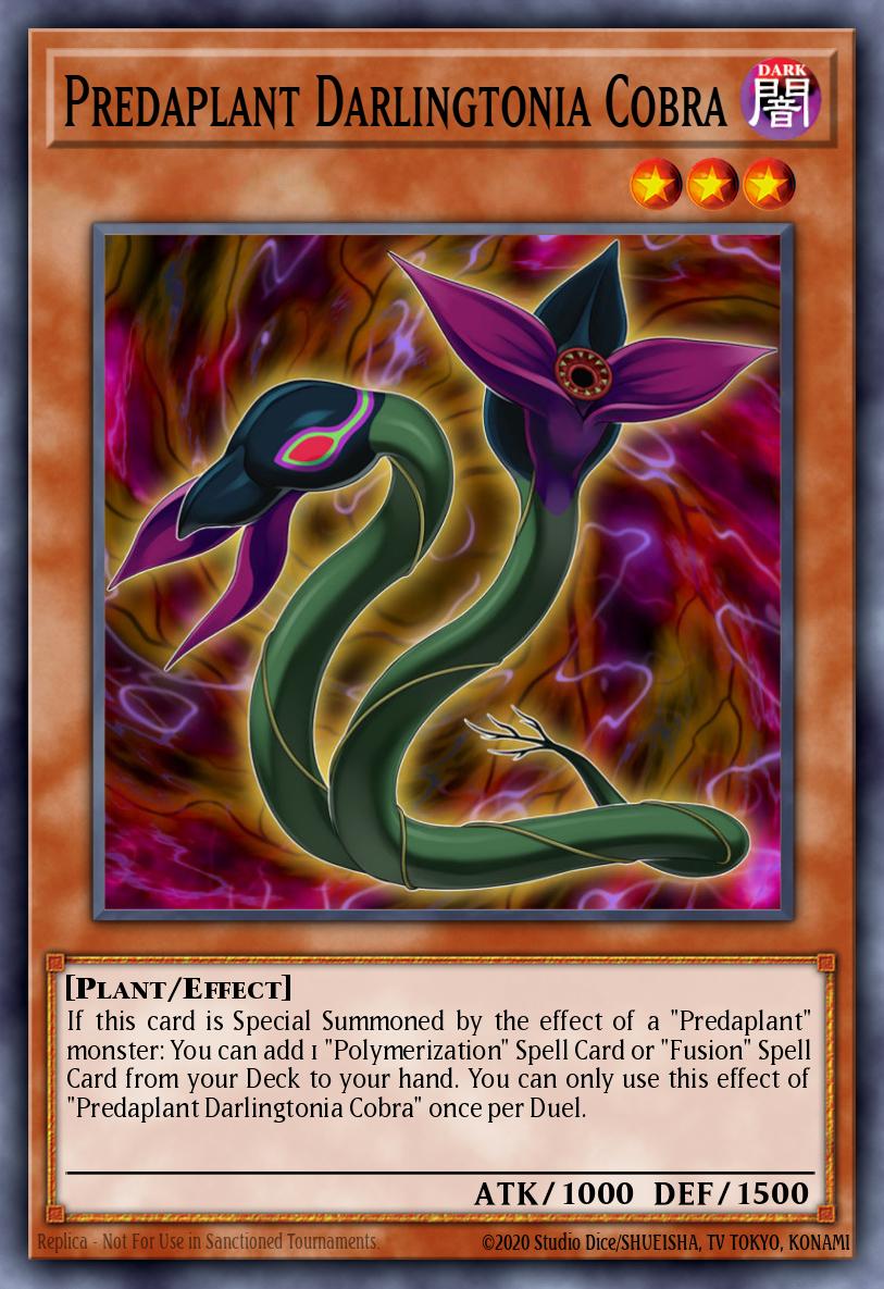 Predaplant Darlingtonia Cobra Yu-Gi-Oh card