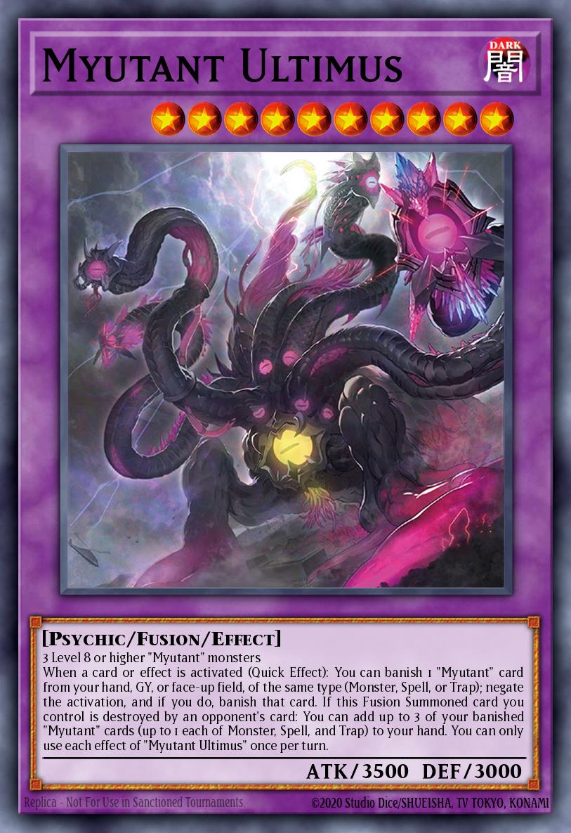 Myutant Ultimus Yu-Gi-Oh card