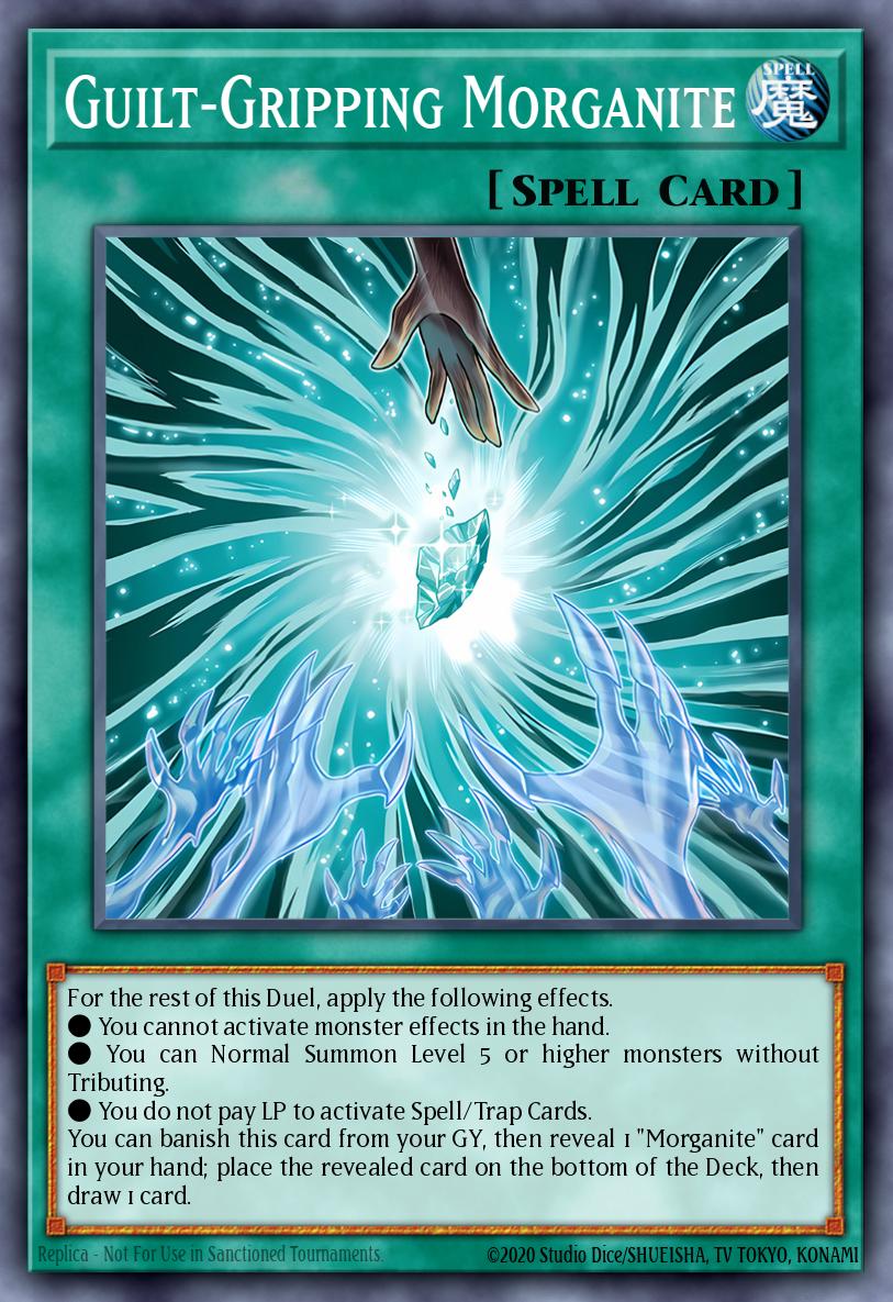 Guilt-Gripping Morganite Yu-Gi-Oh card