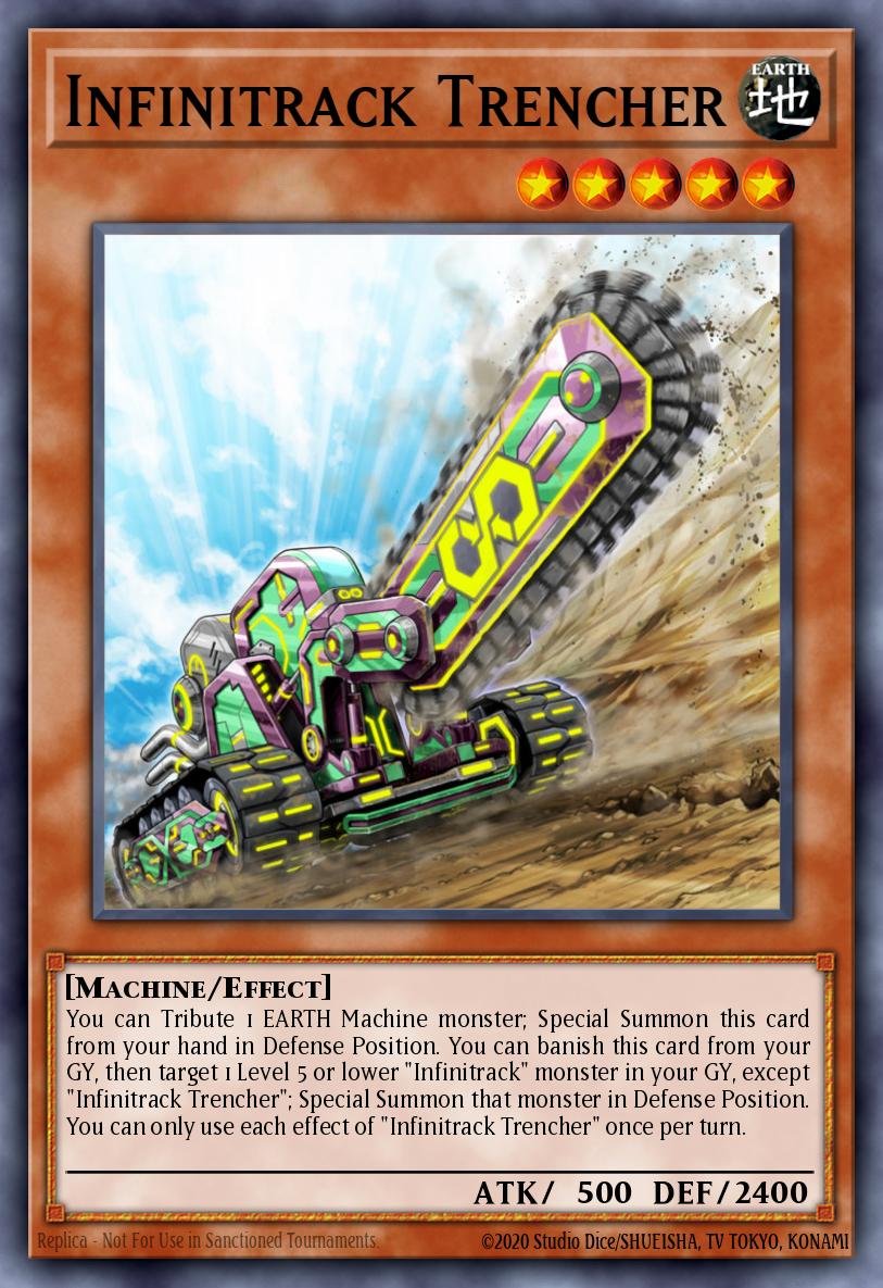 Infinitrack Trencher Yu-Gi-Oh card