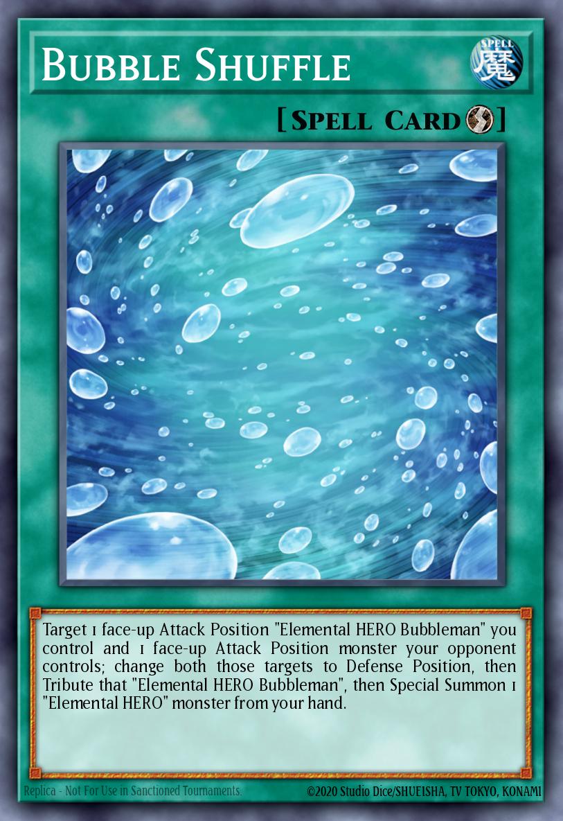 Bubble Shuffle Yu-Gi-Oh card