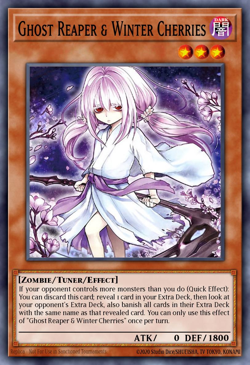 Ghost Reaper & Winter Cherries Yu-Gi-Oh card