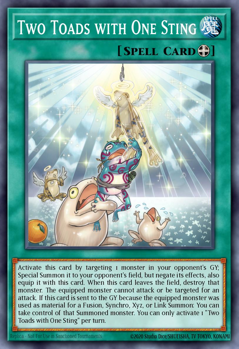 Two Toads with One Sting Yu-Gi-Oh card