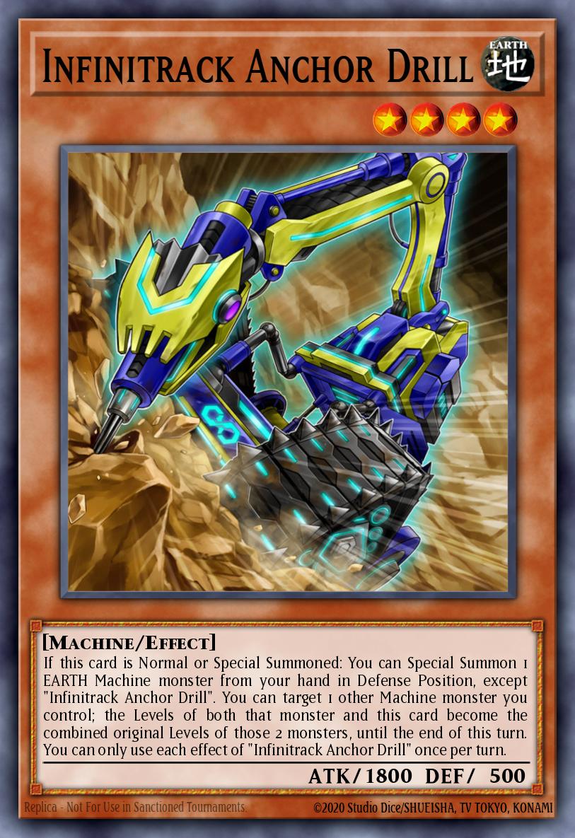 Infinitrack Anchor Drill Yu-Gi-Oh card