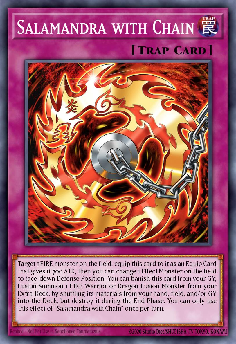 Salamandra with Chain Yu-Gi-Oh card
