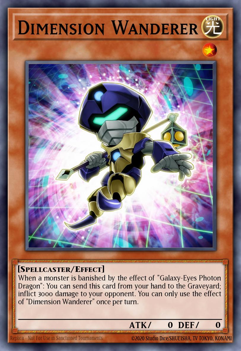 Dimension Wanderer Yu-Gi-Oh card