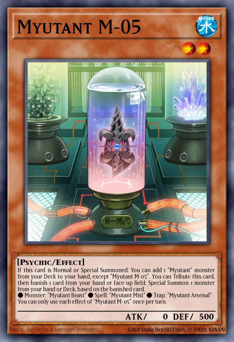 Myutant M-05 Yu-Gi-Oh card