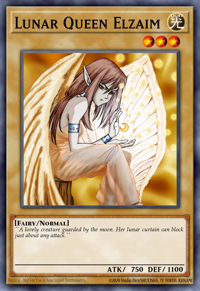 Lunar Queen Elzaim Yu-Gi-Oh card