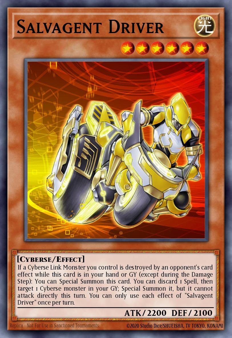 Salvagent Driver Yu-Gi-Oh card