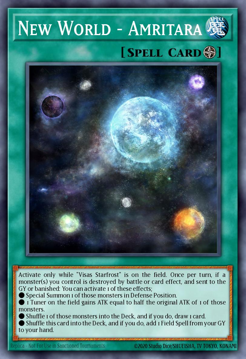 New World - Amritara Yu-Gi-Oh card