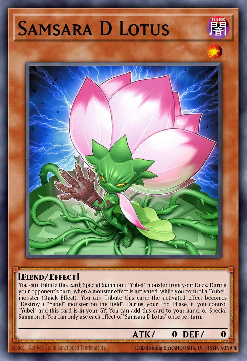 Samsara D Lotus Yu-Gi-Oh card