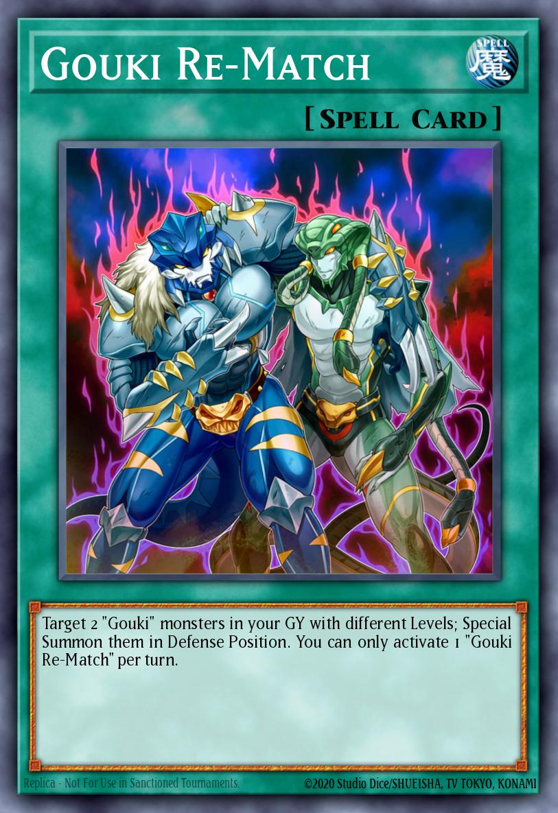 Gouki Re-Match Yu-Gi-Oh card