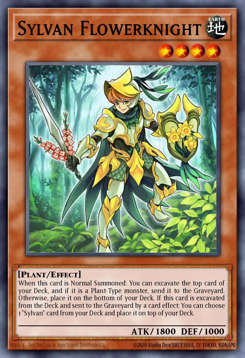 Sylvan Flowerknight Yu-Gi-Oh card