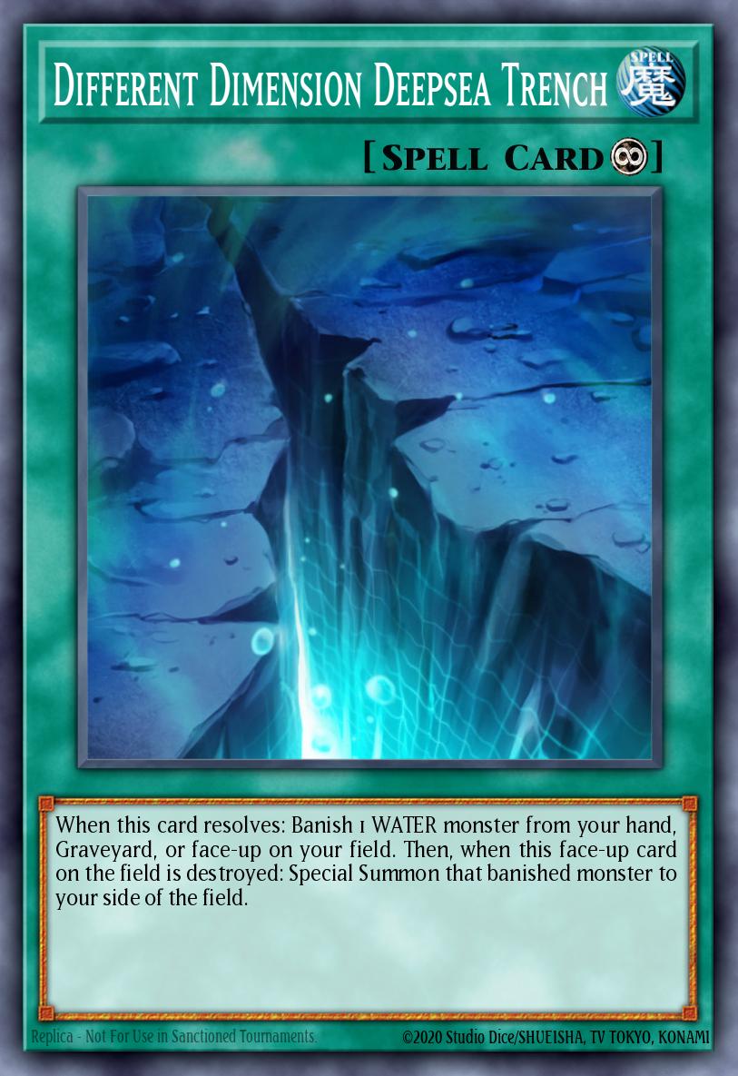 Different Dimension Deepsea Trench Yu-Gi-Oh card