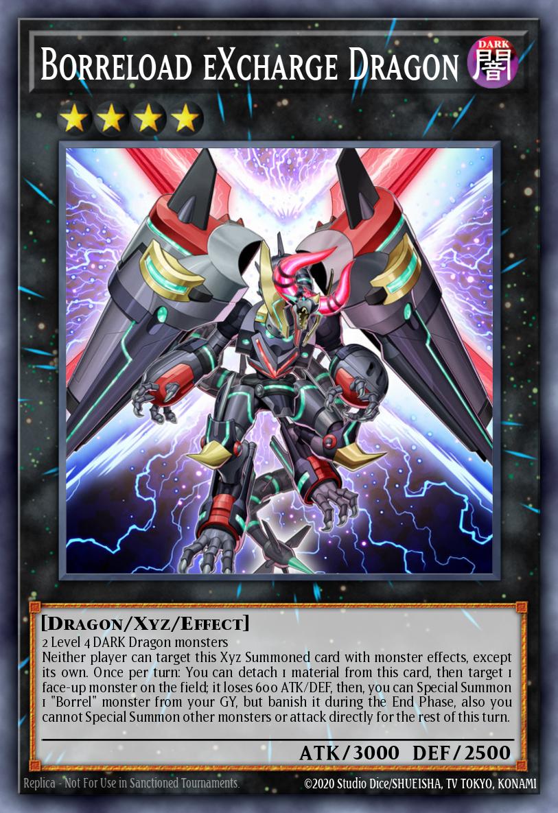 Borreload eXcharge Dragon Yu-Gi-Oh card