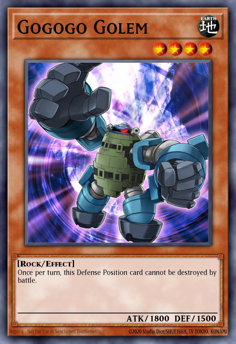 Gogogo Golem Yu-Gi-Oh card