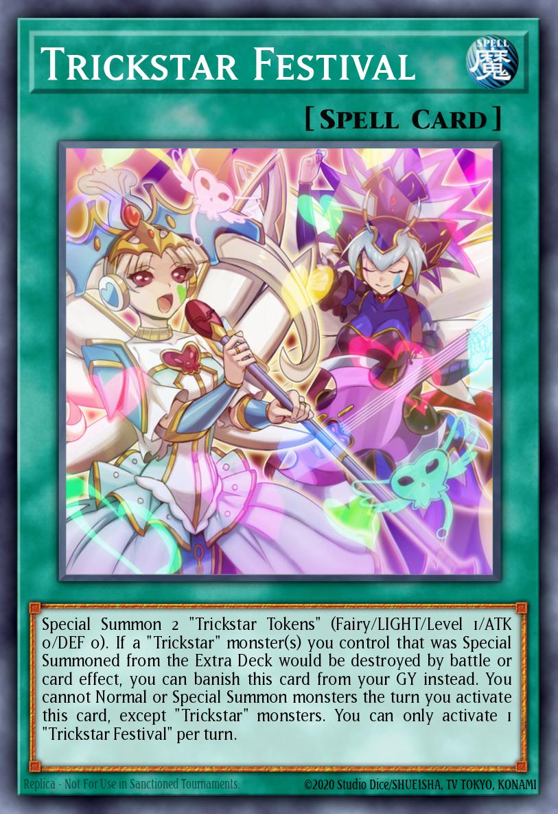 Trickstar Festival Yu-Gi-Oh card