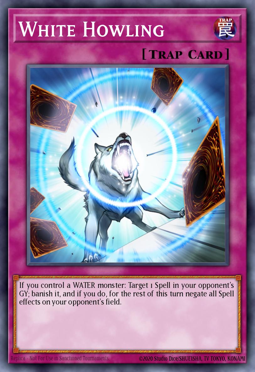 White Howling Yu-Gi-Oh card