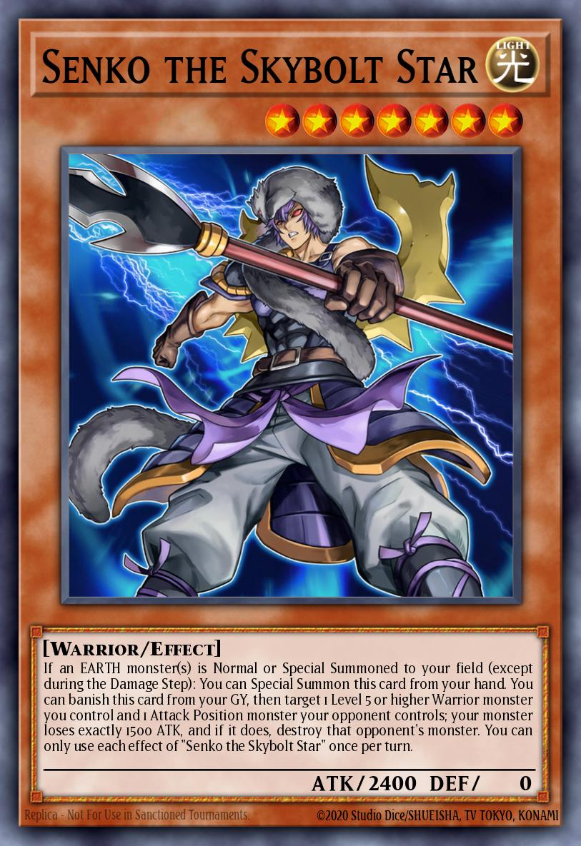 Senko the Skybolt Star Yu-Gi-Oh card