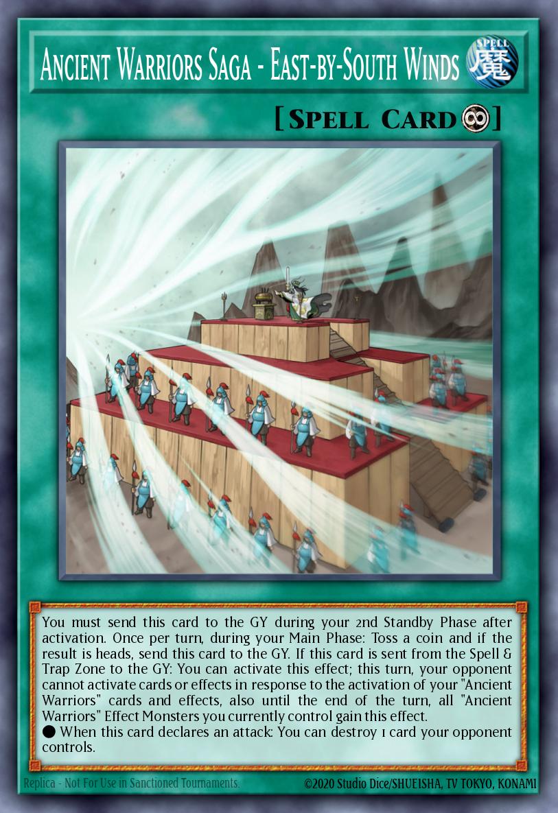 Ancient Warriors Saga - East-by-South Winds Yu-Gi-Oh card