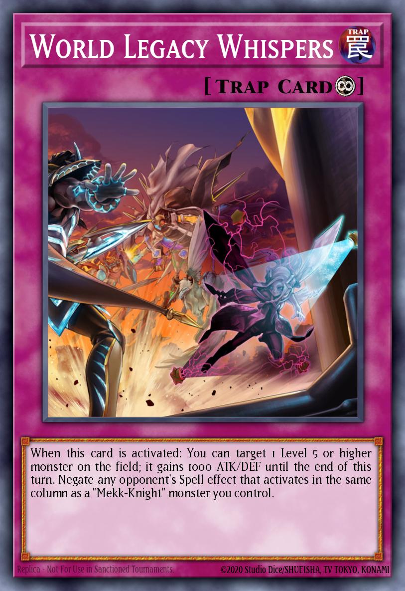 World Legacy Whispers Yu-Gi-Oh card