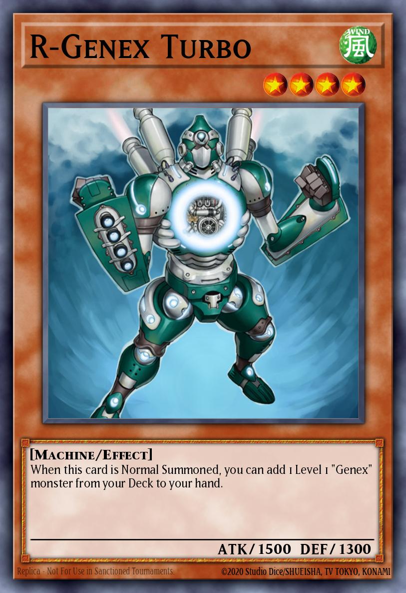R-Genex Turbo Yu-Gi-Oh card