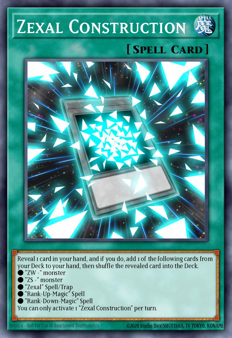 Zexal Construction Yu-Gi-Oh card
