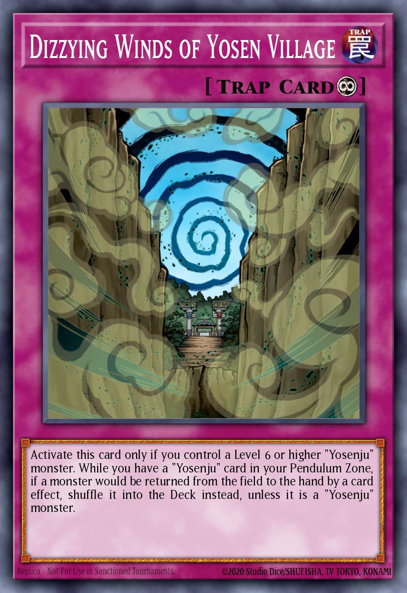 Dizzying Winds of Yosen Village Yu-Gi-Oh card