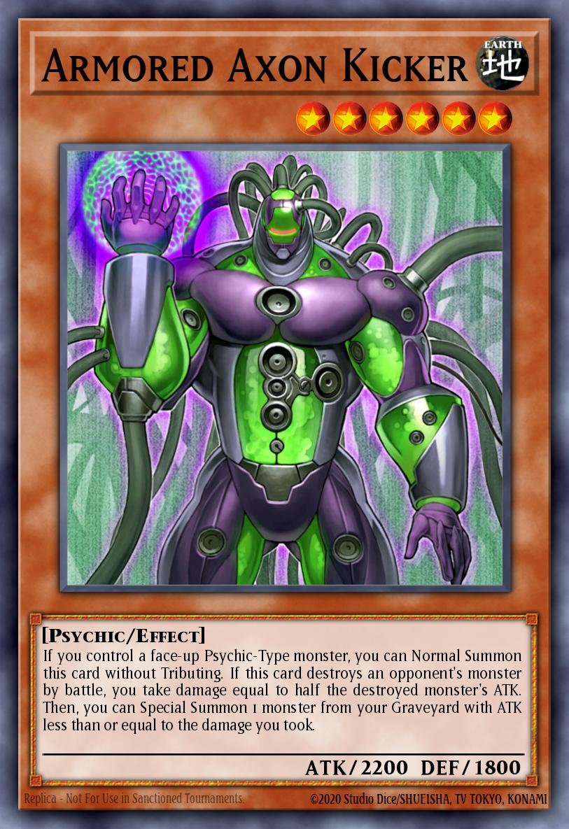 Armored Axon Kicker Yu-Gi-Oh card