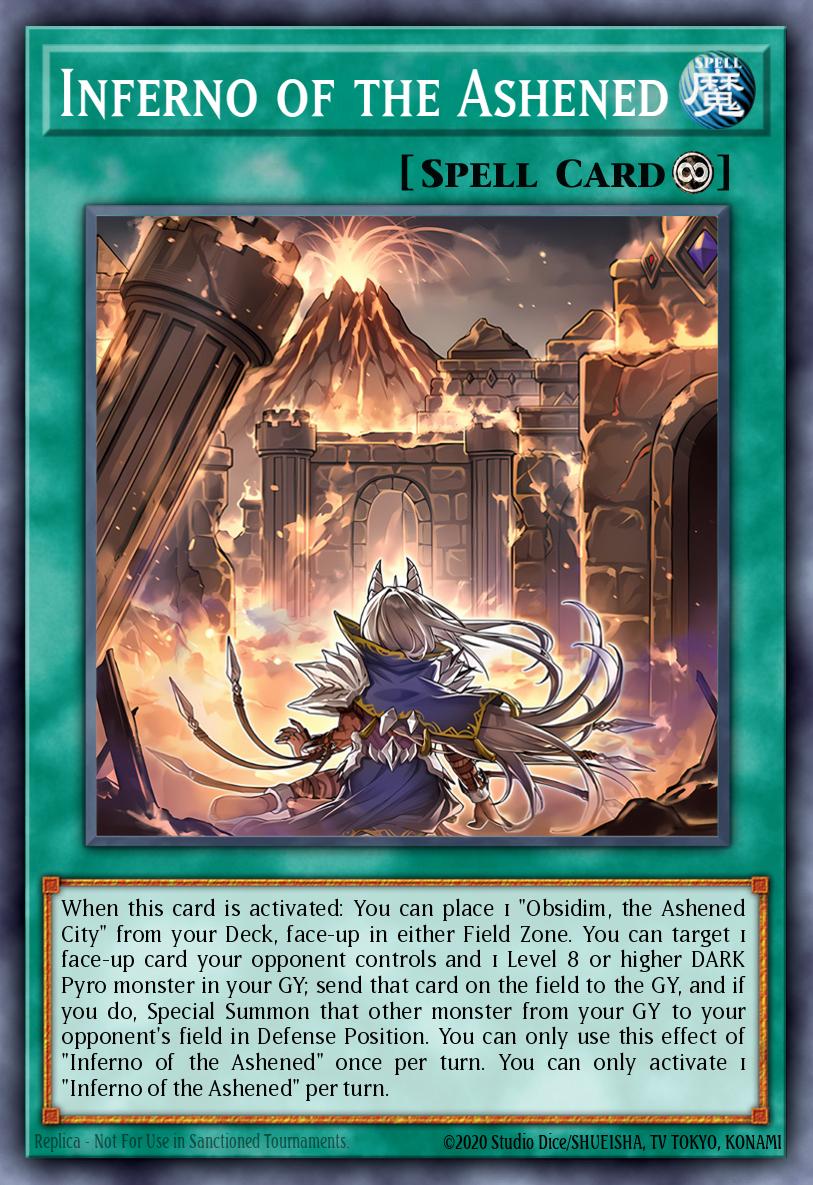 Inferno of the Ashened Yu-Gi-Oh card