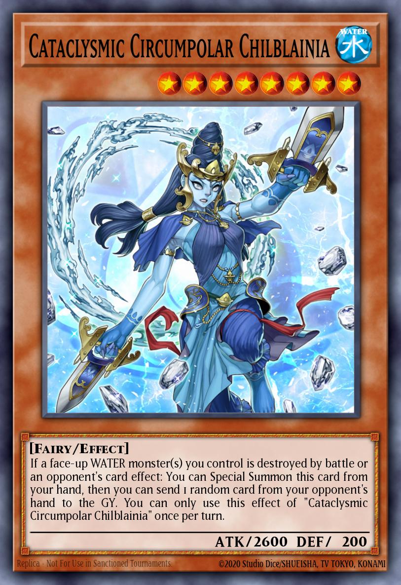 Cataclysmic Circumpolar Chilblainia Yu-Gi-Oh card