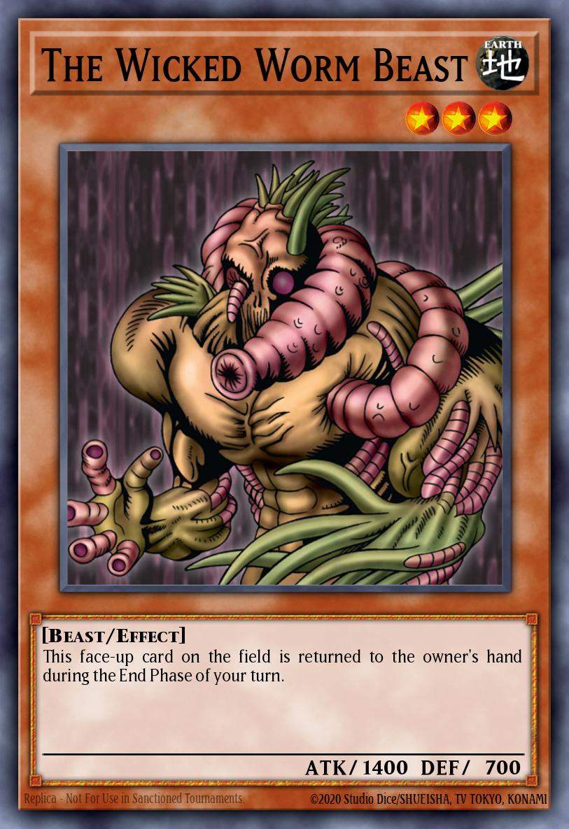 The Wicked Worm Beast Yu-Gi-Oh card