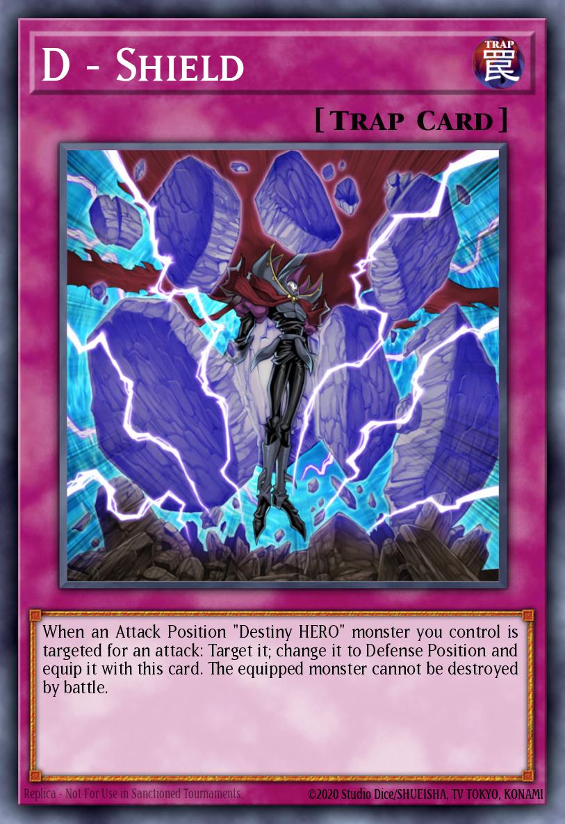 D - Shield Yu-Gi-Oh card